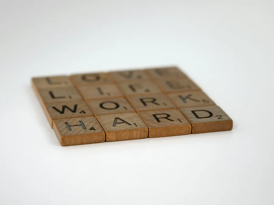 talent and hard work concept